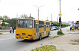 Ikarus-263.00 гос.# 005-04ХА 160-го маршрута на проспекте Тракторостроителей перед пересечением с улицей Немышлянской