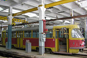 Tatra-T3 #3042 в Коминтерновском трамвайном депо