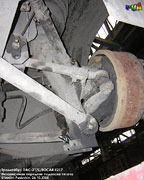 DAC-217E #235, независимая подвеска передних колес тягача