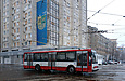 Škoda-14Tr10/6 #3108 2-го маршрута на проспекте Независимости пересекает улицу Тринклера